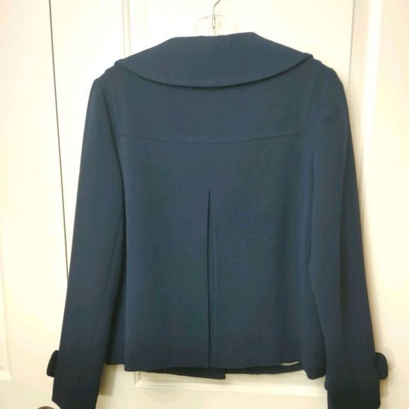 GAP Navy Blue Nautical Knit Jacket Size Small - Picture 7 of 7